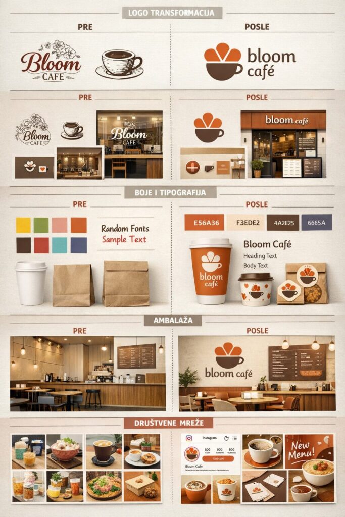 Rebranding projekat: Bloom Café